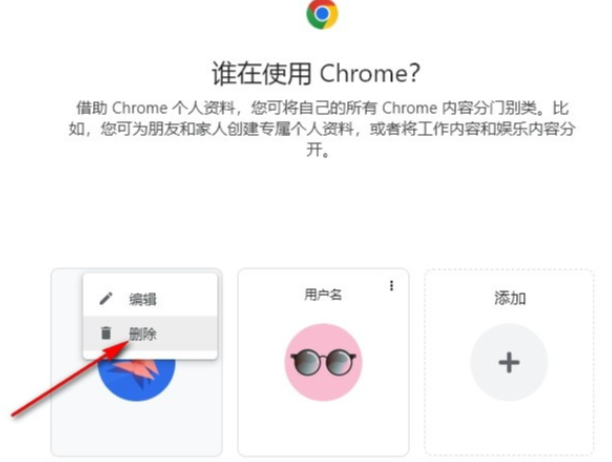 谷歌浏览器怎么删除无用的个人资料6
