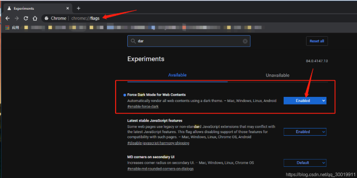 如何在Chrome中启用暗黑模式2