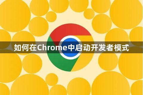 如何在Chrome中启动开发者模式1