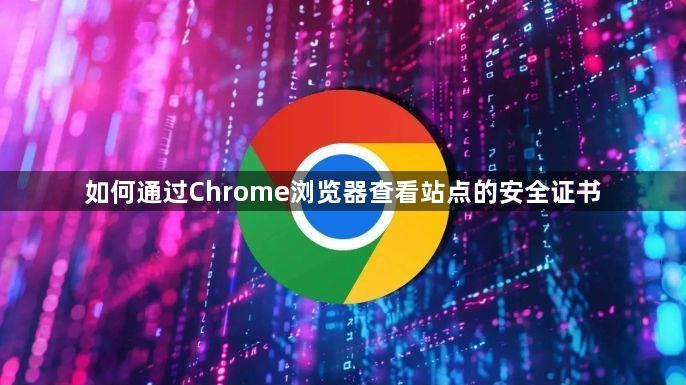 如何通过Chrome浏览器查看站点的安全证书1